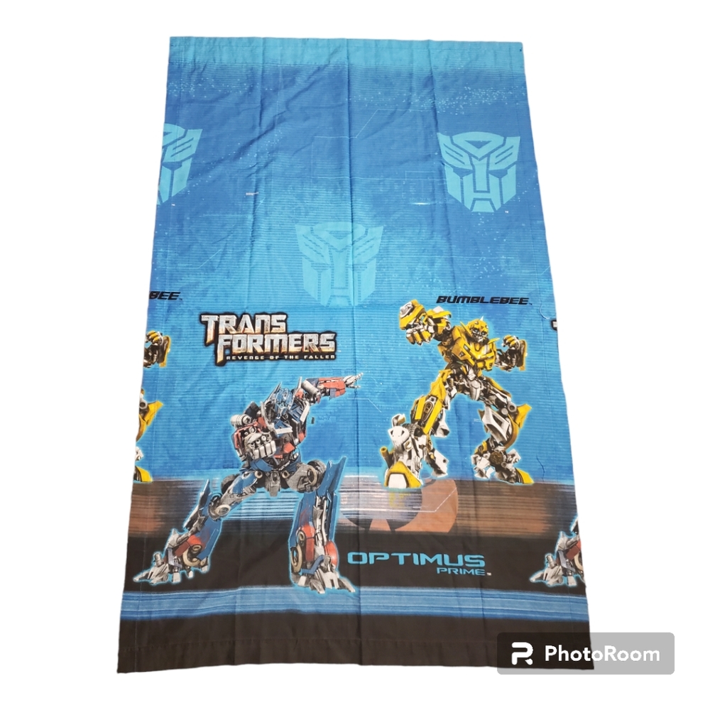 Transformers Revenge Of The Fallen Optimus Prime Bumblebee Two Cutain Panels